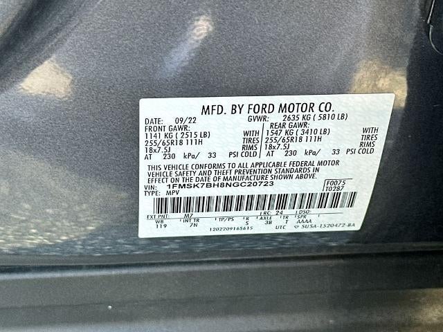 2022 Ford Explorer Base