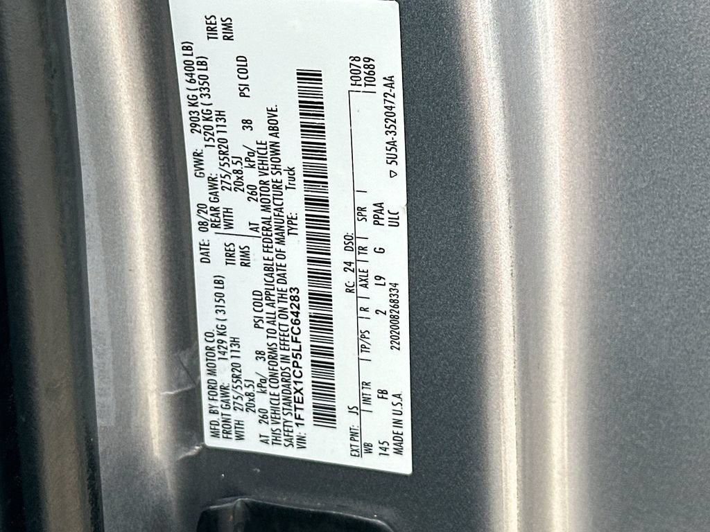 2020 Ford F-150 XL