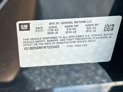 2017 Chevrolet Cruze LT
