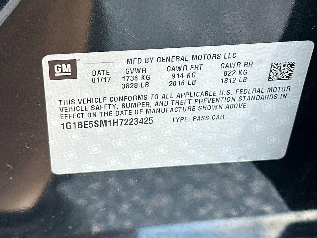 2017 Chevrolet Cruze LT