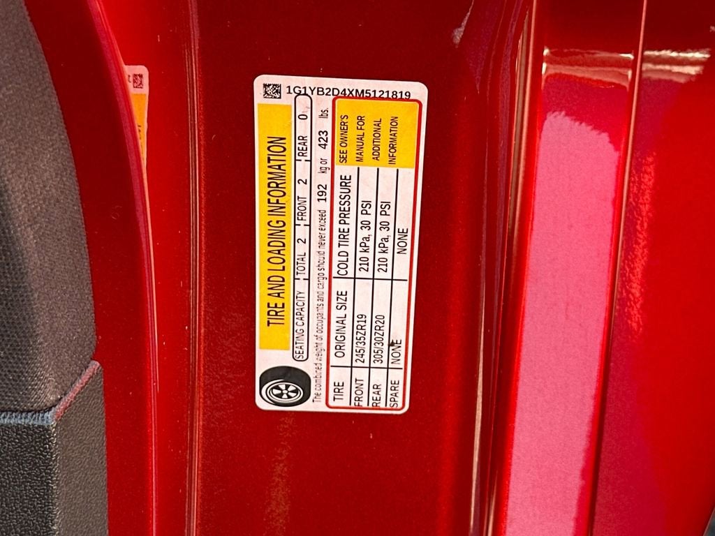 2021 Chevrolet Corvette Stingray 2LT