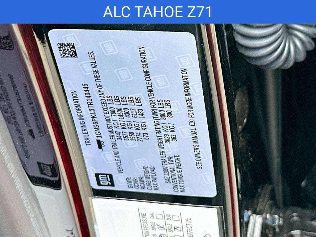 2026 Chevrolet Tahoe Z71