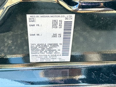2024 Nissan Altima 2.5 SV