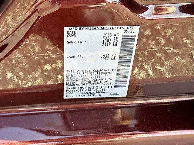 2024 Nissan Altima 2.5 SV