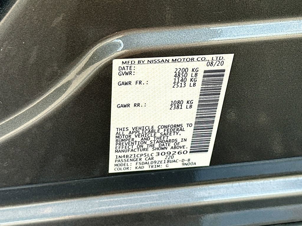 2020 Nissan LEAF SV PLUS 62 kWh