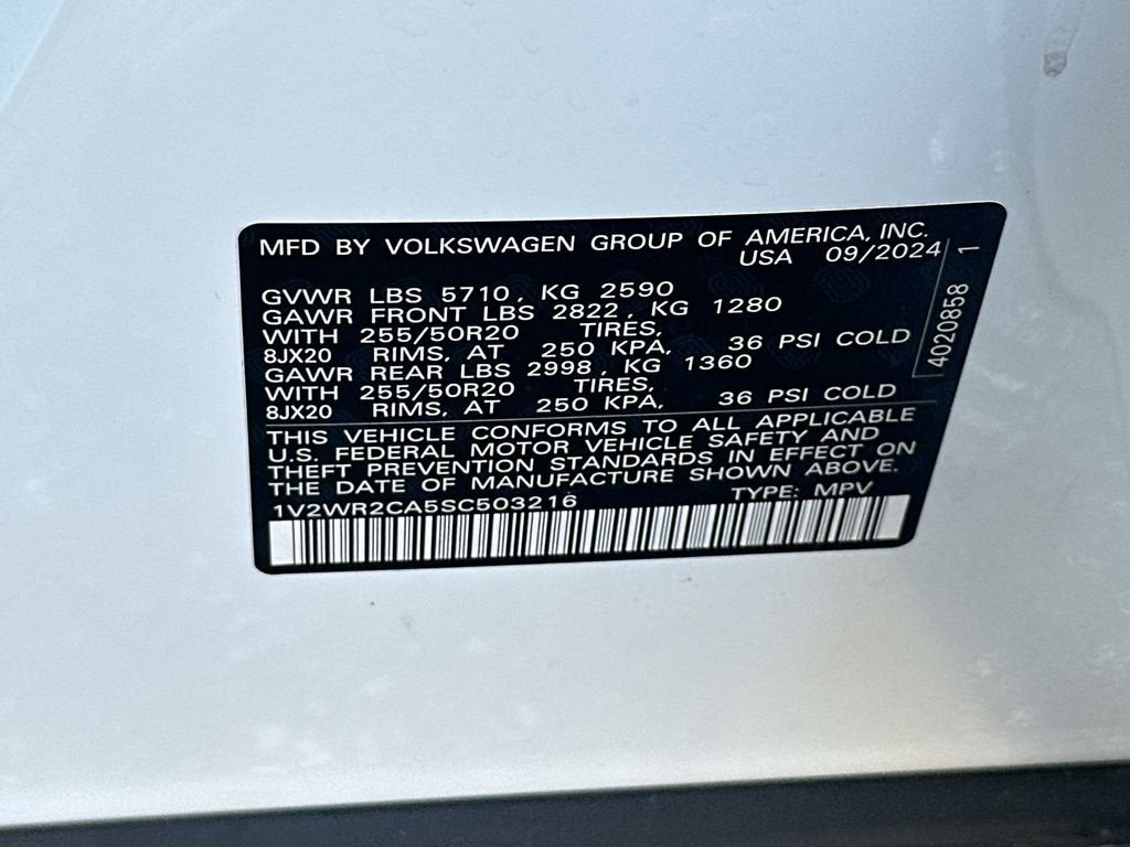 2025 Volkswagen Atlas 2.0T SE w/Technology