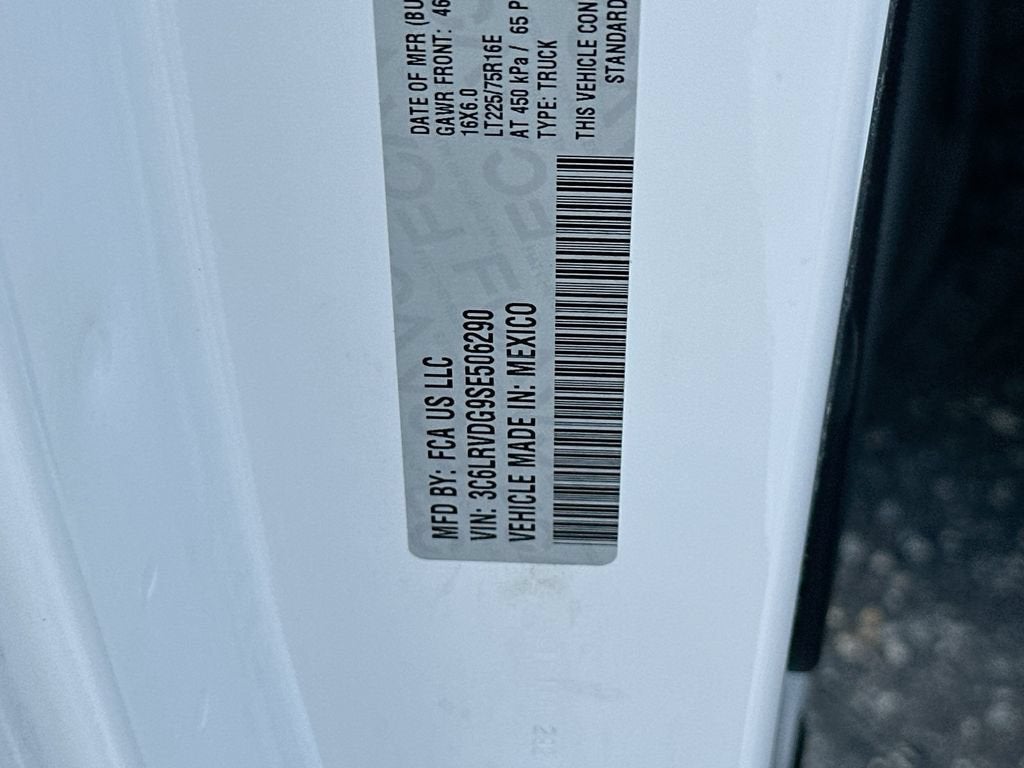 2025 RAM ProMaster Cargo Van Tradesman
