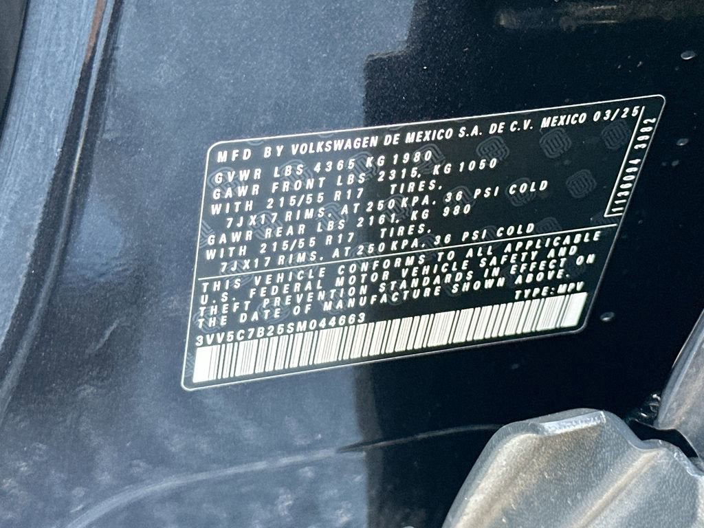 2025 Volkswagen Taos 1.5T S