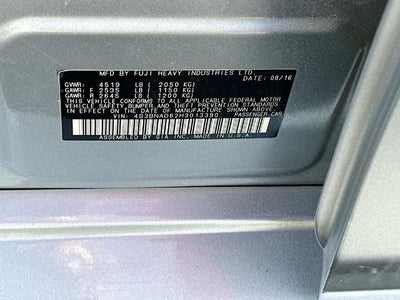 2017 Subaru Legacy 2.5i Premium