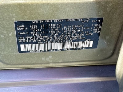 2016 Subaru Outback 2.5i Premium