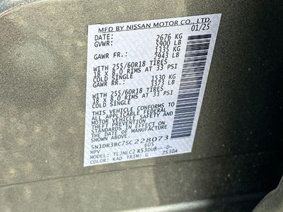 2025 Nissan Pathfinder SV 4WD