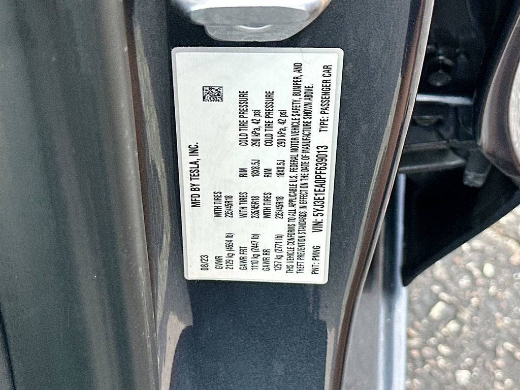 2023 Tesla Model 3 Base