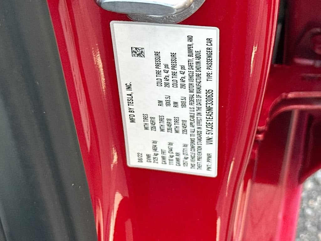 2022 Tesla Model 3 Base
