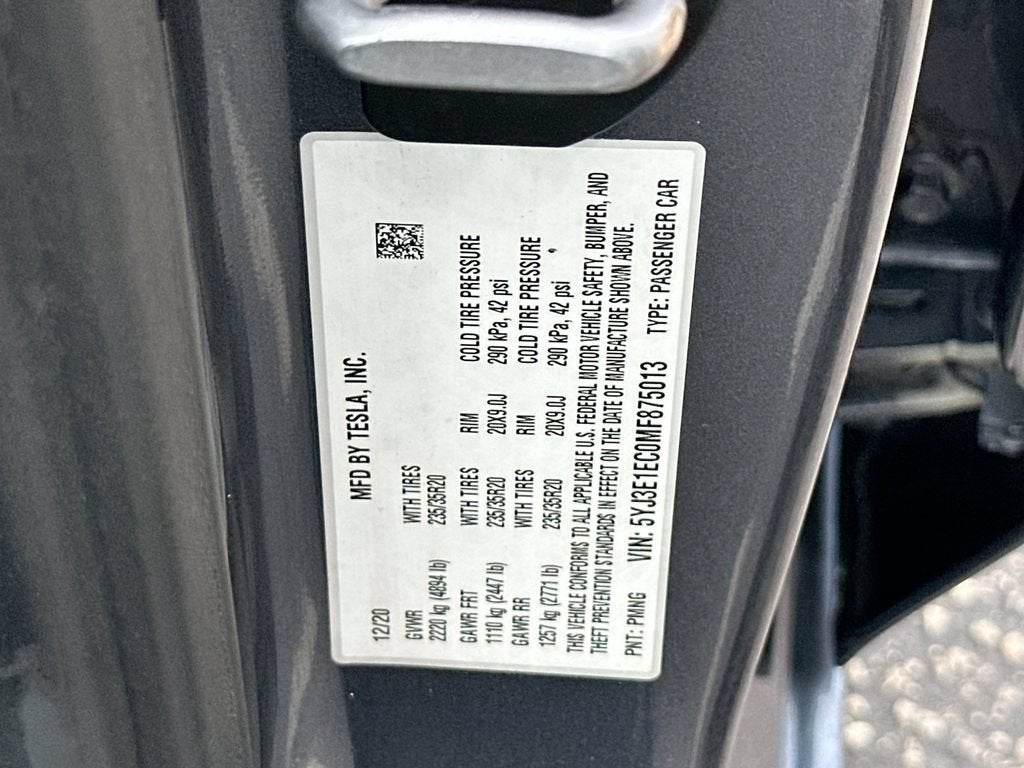 2021 Tesla Model 3 Performance