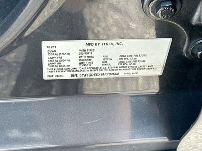 2021 Tesla Model Y Long Range