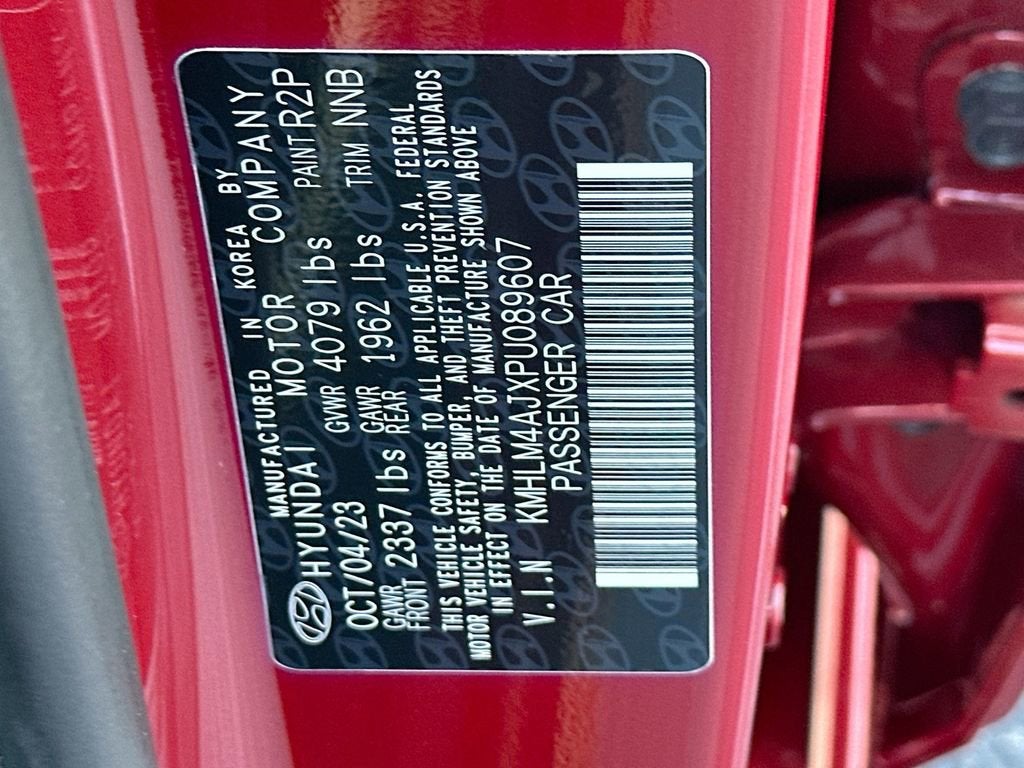 2023 Hyundai Elantra Hybrid Blue