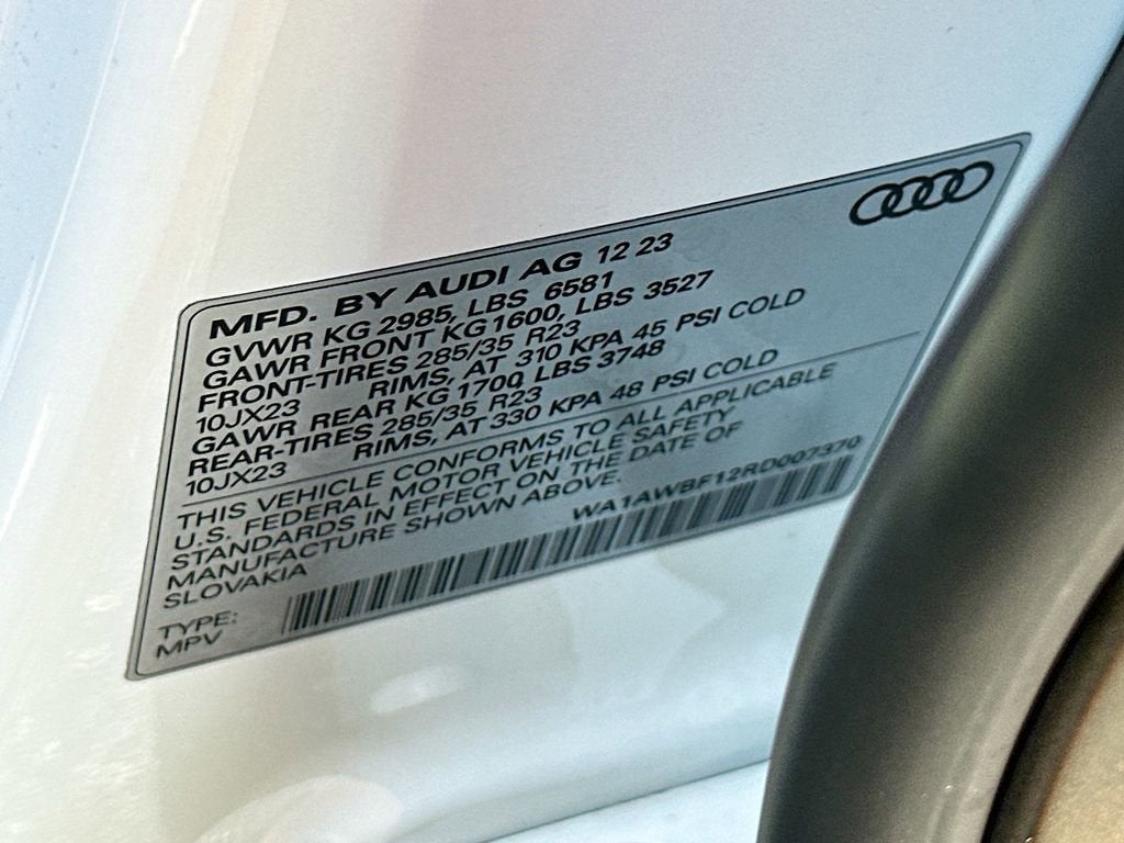 2024 Audi SQ8 Premium Plus 4.0 TFSI quattro