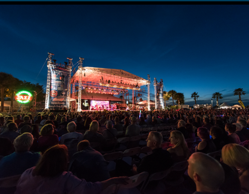 Clearwater Jazz Holiday in Coachman Park, Clearwater, FL.